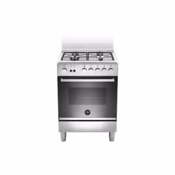 Bertazzoni La Germania Futura FTR664GXV, Cucina, Nero, Acciaio inox, Pulsanti, Manopola, Frontale, Gas, 4 Fornello(i)