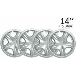 BES - Copricerchio universale 14' platto copri ruota 4pz auto coppa ruote houston