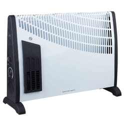 Smartway WFCV05F stufetta elettrica Interno Bianco, Nero 2000 W Stufa elettrica a convezione