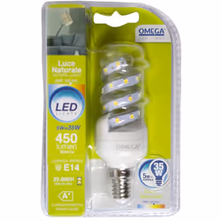 SPIRALE LED 5W 450LM E14 4000k A+