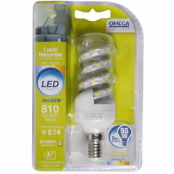 SPIRALE LED 9W E14 900LM 4000k A+