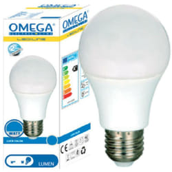 Goccia led 15W A65 6000K 1350LM E27 a+.