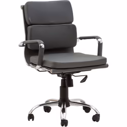 POLTRONA MITO DIRIGENZIALE SIMIL GRIGIA/CROMATA POLTRONA MITO DIRIGENZIALE SIMIL GRIGIA/CROMATA, Sedia moderna e minimal, le ...