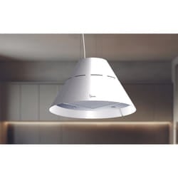 Baraldi - Cappa appesa Eva diametro 60 cm. - Bianca – 800 m3/h