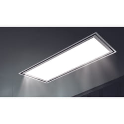 Cappa soffitto Flexia Flat 90x60 cm. - Inox con pannello led – 800 m3/h - Baraldi