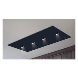 Baraldi - Cappa soffitto Gea Flat 90x60 cm. - Nera con led – 800 m3/h