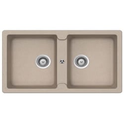 Glem Gas LS286S lavello Lavello ad incasso Rettangolare Cristalite
