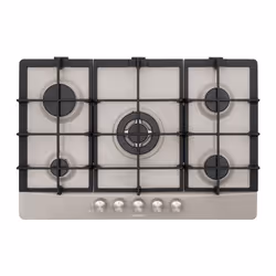 Schock Primus PC75 AVG, Grigio, Da incasso, 74 cm, Gas, 5 Fornello(i), 5 Fornello(i)