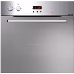 Forno integrato catalitico Gmel GFMC330IX con 3 modalità di cottura tra cui Grill + girarrosto. Porta antivento interamente i ...