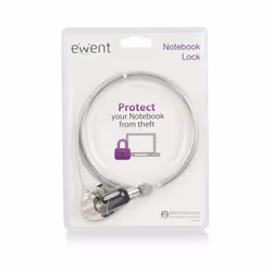 Ewent EW1242 cavo di sicurezza Nero, Acciaio inox 1,5 m - Vista aggiuntiva 6