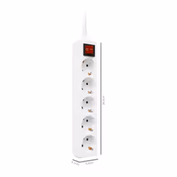 Ewent EW3916 prolunghe e multiple 1,5 m 5 presa(e) AC Interno Bianco - Vista aggiuntiva 5