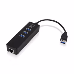 Ewent EW1140 replicatore di porte e docking station per laptop USB 3.2 Gen 1 (3.1 Gen 1) Type-A Nero - Vista aggiuntiva 5