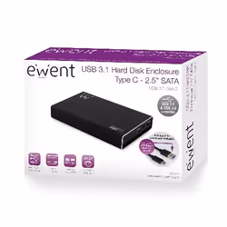 Ewent EW7070 contenitore di unità di archiviazione Box esterno HDD/SSD Nero 2.5" - Vista aggiuntiva 2