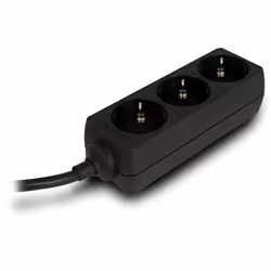 Ewent EW3959 prolunghe e multiple 1,5 m 3 presa(e) AC Interno Nero