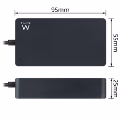 Ewent EW3980 adattatore e invertitore Interno 65 W Nero - Vista aggiuntiva 4
