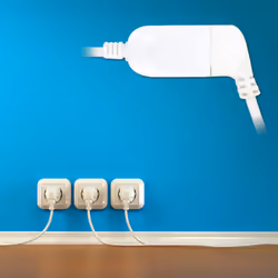Ewent EW3800 prolunghe e multiple 3 m 1 presa(e) AC Interno Bianco