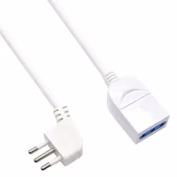 Ewent EW3802, 5 m, Interno, Tipo L, Tipo L, 0,75 mm², Bianco