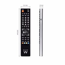 Ewent EW1570 telecomando DTT, DVD/Blu-ray, Proiettore, SAT, STB, Altoparlante Soundbar, TV, Universale, VCR Pulsanti - Vista aggiuntiva 5