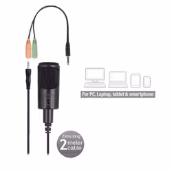 Ewent EW3552 microfono Nero Microfono per PC - Vista aggiuntiva 3