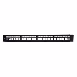 WP WPC-PAN-BUP24, Cat5e, Cat6, Cat6a, U/UTP (UTP), Nero, Montaggio a rack, 1U, 482,6 mm