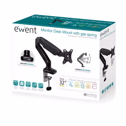 Ewent EW1515 Supporti a parete per TV 81,3 cm (32") Scrivania Nero - Vista aggiuntiva 4