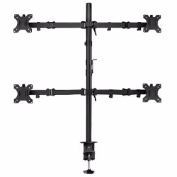 Ewent EW1514, Morsa/Bullone di ancoraggio, 8 kg, 81,3 cm (32"), 100 x 100 mm, Regolazione altezza, Nero