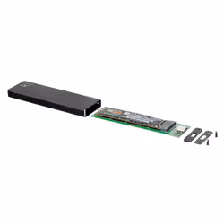 Ewent EW7024 contenitore di unità di archiviazione Box esterno SSD Nero M.2