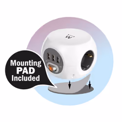 Ewent EW3939 prolunghe e multiple 1,5 m 3 presa(e) AC Interno Bianco - Vista aggiuntiva 7