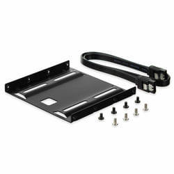 Ewent EW7007 pannello drive bay 8,89 cm (3.5") Nero