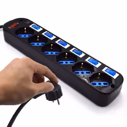 Ewent EW3850 protezione da sovraccarico Nero 6 presa(e) AC 220 V 1,5 m - Vista aggiuntiva 7