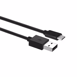 Ewent EW1373, 1 m, USB A, USB C, Nero