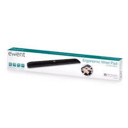 Ewent EW3180 poggiapolso Poliestere, Gomma Nero - Vista aggiuntiva 5