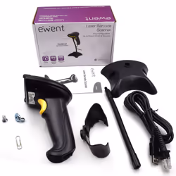 Ewent EW3400 lettore di codici a barre Lettore di codici a barre portatile 1D Laser Nero - Vista aggiuntiva 7