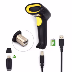 Ewent EW3430 lettore di codici a barre Lettore di codici a barre portatile 1D LED Nero - Vista aggiuntiva 7