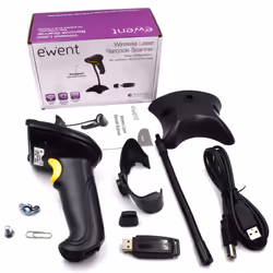 Ewent EW3430 lettore di codici a barre Lettore di codici a barre portatile 1D LED Nero - Vista aggiuntiva 8