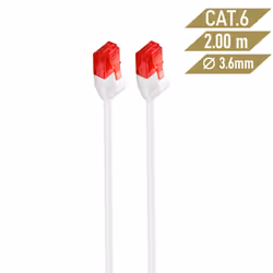 Ewent IM1039 cavo di rete Bianco 2 m Cat6 U/UTP (UTP)