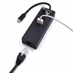 Ewent EW1141 replicatore di porte e docking station per laptop USB 3.2 Gen 1 (3.1 Gen 1) Type-C Nero - Vista aggiuntiva 4
