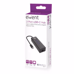 Ewent EW1141 replicatore di porte e docking station per laptop USB 3.2 Gen 1 (3.1 Gen 1) Type-C Nero - Vista aggiuntiva 7