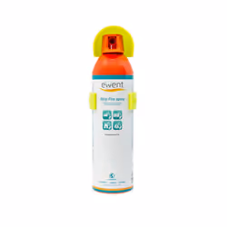 Ewent Spray Spegnifuoco, Sostanza chimica umida, A, B, C, E, Estintore pressurizzato (continuo), Portatile, Universale, Aranc ...