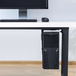 Ewent EW1293 supporto per CPU Porta CPU sotto scrivania Nero