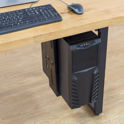 Ewent EW1293 supporto per CPU Porta CPU sotto scrivania Nero