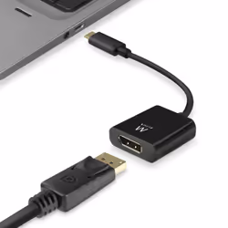 Ewent EW9825 cavo e adattatore video 0,15 m USB tipo-C DisplayPort Nero - Vista aggiuntiva 7