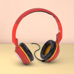 SilverHT HPW11604, Cablato, 20 - 20000 Hz, Musica e Chiamate, Auricolare, Rosso, Giallo