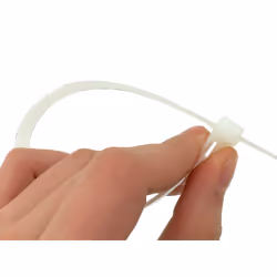 Techly Fascette Fermacavi con Linguetta 200x7,6mm in Nylon 100pz Bianco (ISWT-876200) - Vista aggiuntiva 2