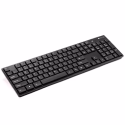 Techly Kit Tastiera Standard e Mouse Wireless 2.4GHz Nero (ICTWC001)