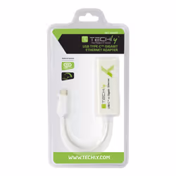 Techly Cavo Convertitore Adattatore da USB-C M a Gigabit Ethernet (IADAP USB31-ETGIGA)