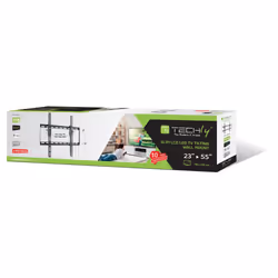 Techly Supporto a Muro Inclinabile per TV LED LCD 23-55" Nero (ICA-PLB 161M)