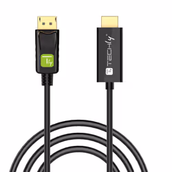 Techly Cavo Convertitore da DisplayPort 1.2 a HDMI 4K 1m (ICOC DSP-H12-010)