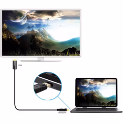 Techly Cavo Convertitore da DisplayPort 1.2 a HDMI 4K 3m (ICOC DSP-H12-030) - Vista aggiuntiva 7