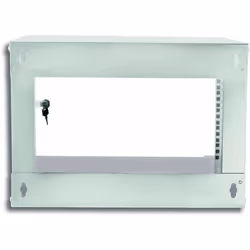 Techly Armadio Rack 19" a Muro 6U prof. 450 Grigio Assemblato (I-CASE EL-1006G45) - Vista aggiuntiva 4